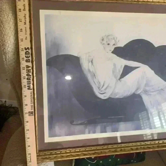 Le Sofa" by French Artist Louis Icart: Dry Point Etching - Signed - Picture 3 of 8